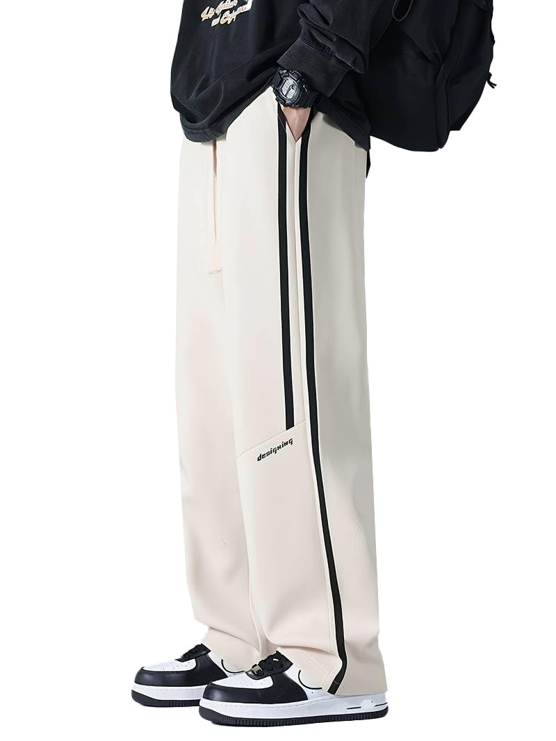 TOPLOT Trouser Pant for Men || Track Pant for Men Straight Fit || Track Pant Men || Men Stylish Track Pant (Men-Track-Pant-5240-White-38) - Image 4