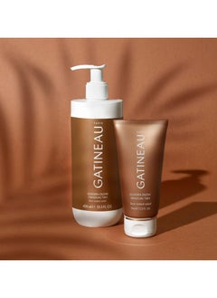 Gatineau Golden Glow Gradual Tan 400ml 2 Bottles 2 in 1 Moisturizer and Self Tanning Lotion  - Image 2