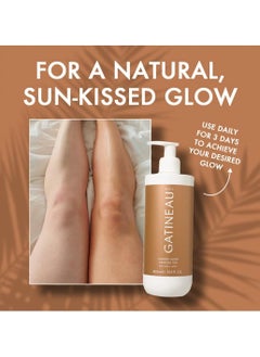 Gatineau Golden Glow Gradual Tan 400ml 2 Bottles 2 in 1 Moisturizer and Self Tanning Lotion  - Image 3