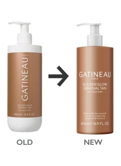 Gatineau Golden Glow Gradual Tan 400ml 2 Bottles 2 in 1 Moisturizer and Self Tanning Lotion  - Image 4