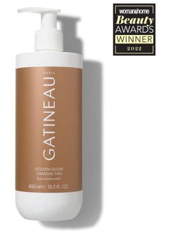 Gatineau Golden Glow Gradual Tan 400ml 2 Bottles 2 in 1 Moisturizer and Self Tanning Lotion  - Image 5