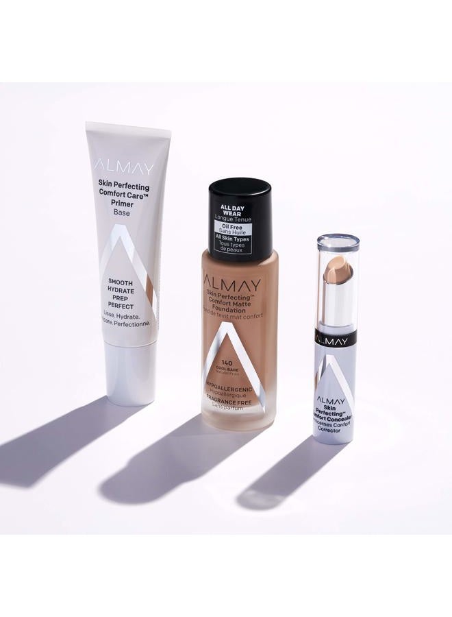 Almay Skin Perfecting Comfort Concealer, Face Makeup, Full Coverage, Natural Looking Finish, Cruelty-Free, Hypoallergenic, Dermatologist Tested, 200 Tan, 1 Count - Image 4