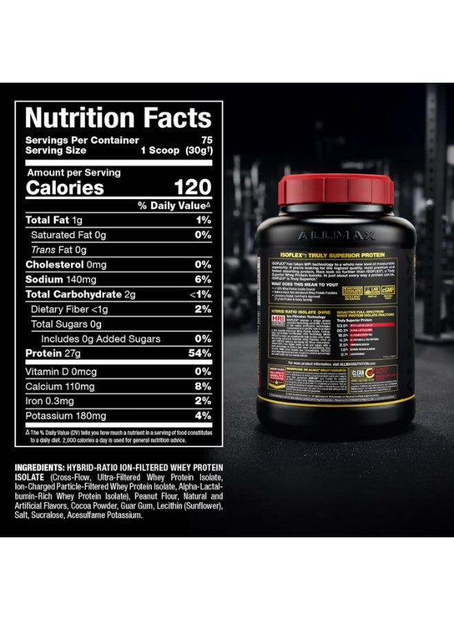 Allmax Isoflex Cookies & Cream 2.3kg Pure Whey Protein Isolate Cookies & Cream 2.27kg – 75 Servings Premium Whey Isolate Protein - Image 3