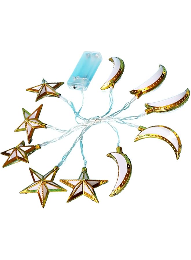 erorex Ramadan Light String Moon Star Decorative Lamp Eid Mubarak Lamp Decor Party Decorations Without Battery 7 Colors Slowly Flashing - Image 4