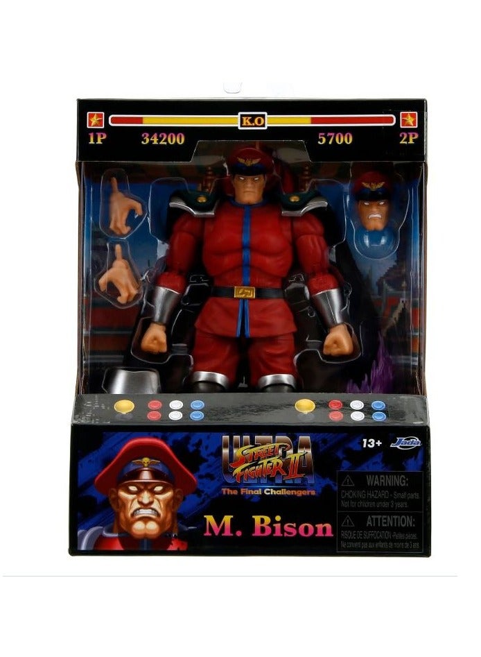 Jada Street Fighter II M. Bison Figure