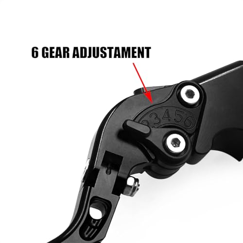 CHIFUN Brake Lever and Clutch Lever Set Replacement for BMW G310R G310GS 2017-2021 Aluminum Motorcycle Handlebar Lever Foldable Length Adjustable(Black) - Image 5