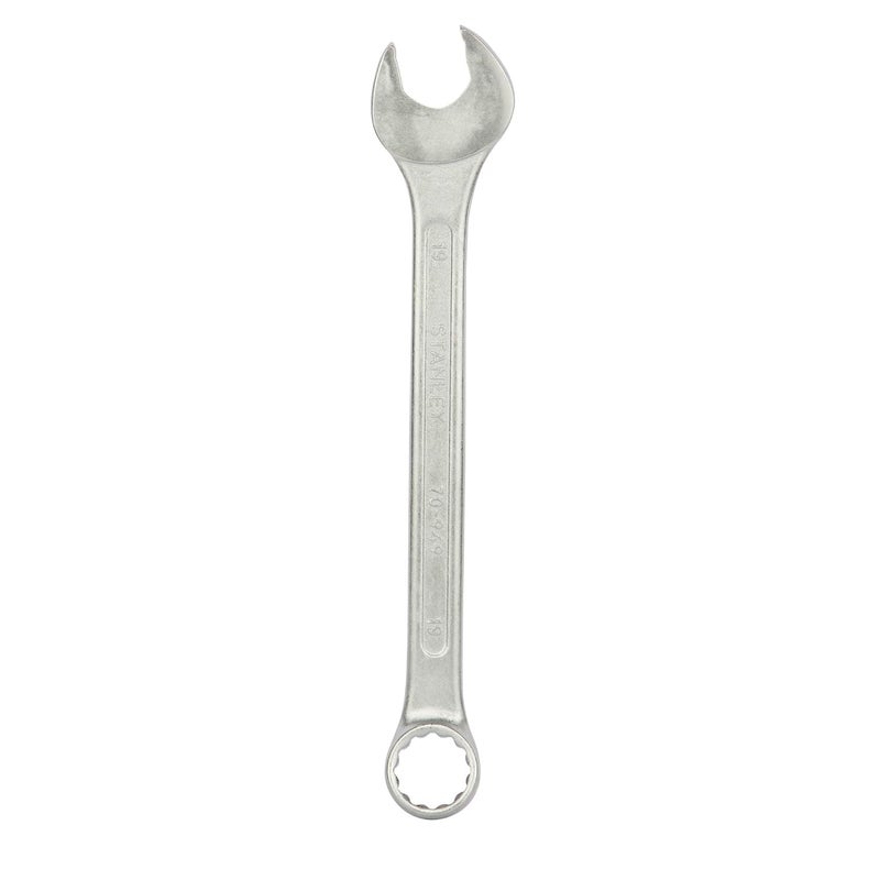 Stanley STANLEY 70949E High Grade Steel Combination Spanner with Matte Finish19mm  - Image 1