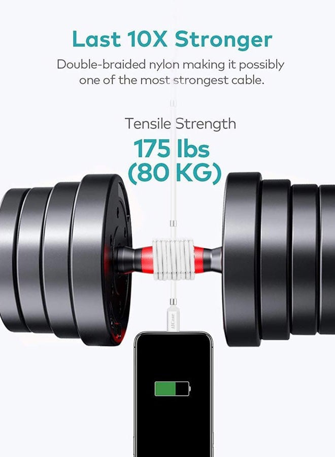 AICase Magnetic Charging Cable,(6.6FT) Super Organized Charging Magnetic Absorption Nano Data Cable for Phone i 13/13Pro/Pro Max/12/12 Pro/Pro Max/11/XS/XS Max/XR/X/8/8 Plus/7 Plus/6s/6 Plus/SE/Pad/Pod ect - Image 3