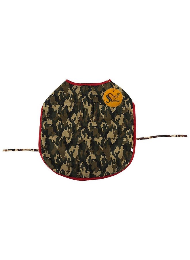 Sage Square Sage Square Premium Dog Winters Ultra Warm Camouflage Army Coat Thicker Fleece Dog Hoodie Vest for Cold Weather (Size: XXLarge) (28")  - Image 5
