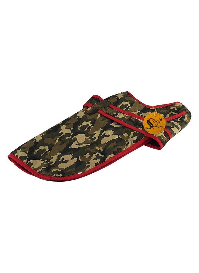 Sage Square Sage Square Premium Dog Winters Ultra Warm Camouflage Army Coat Thicker Fleece Dog Hoodie Vest for Cold Weather (Size: XXLarge) (28")  - Image 2