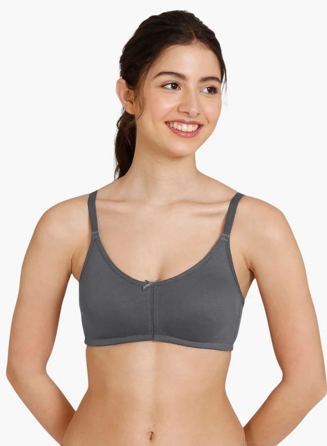 زيفامي حمالة صدر زيفام غير مبطنة بإغلاق بخطاف وعين