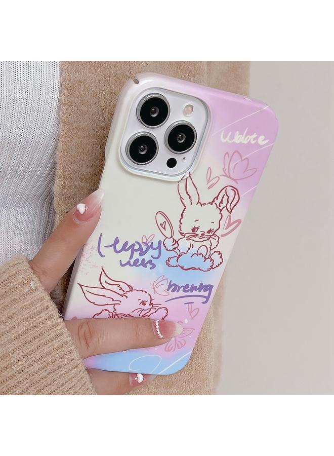 Zaboon Case For iPhone 13 Pro Max Painted Pattern PC Phone Case - Image 3