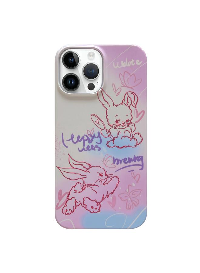 Zaboon Case For iPhone 13 Pro Max Painted Pattern PC Phone Case - Image 1