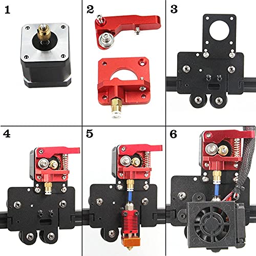 Befenybay Upgrade Direct Single Gear Extruder Support Kit Easy Print Flexible Filament for Creality Ender 5 /Ender 5 Pro/Ender 5 Plus 3D Printer (Plate -Single Gear) - Image 3