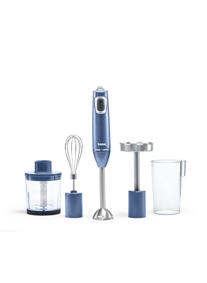 TANK Tank Hand Blender All in One, 5 Speed Control + Turbo, 600 Watts, Graphite, CM-6003-1 - Image 2
