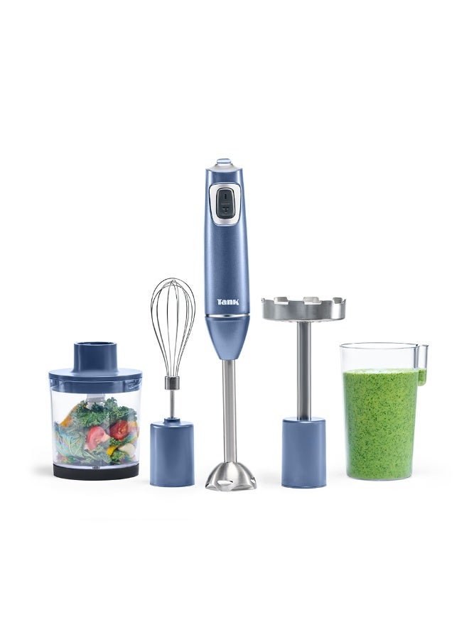 TANK Tank Hand Blender All in One, 5 Speed Control + Turbo, 600 Watts, Graphite, CM-6003-1 - Image 1