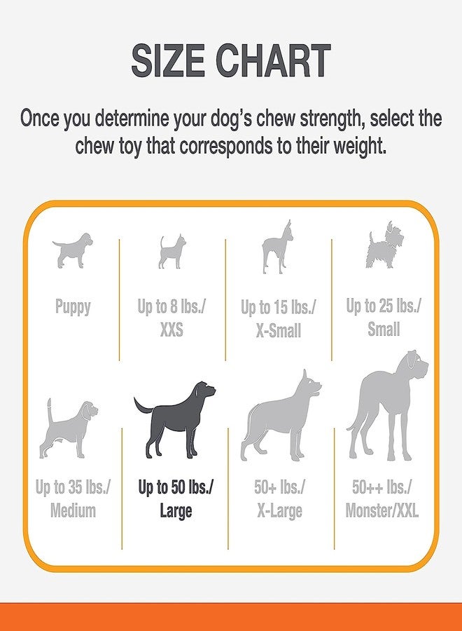 Nylabone PRO Action Dental Bone Power Chew Toy for Dogs, Dog Toys for Aggressive Chewers, Bacon Flavor, Large - Up to 50 lbs, 1 Count - Image 5