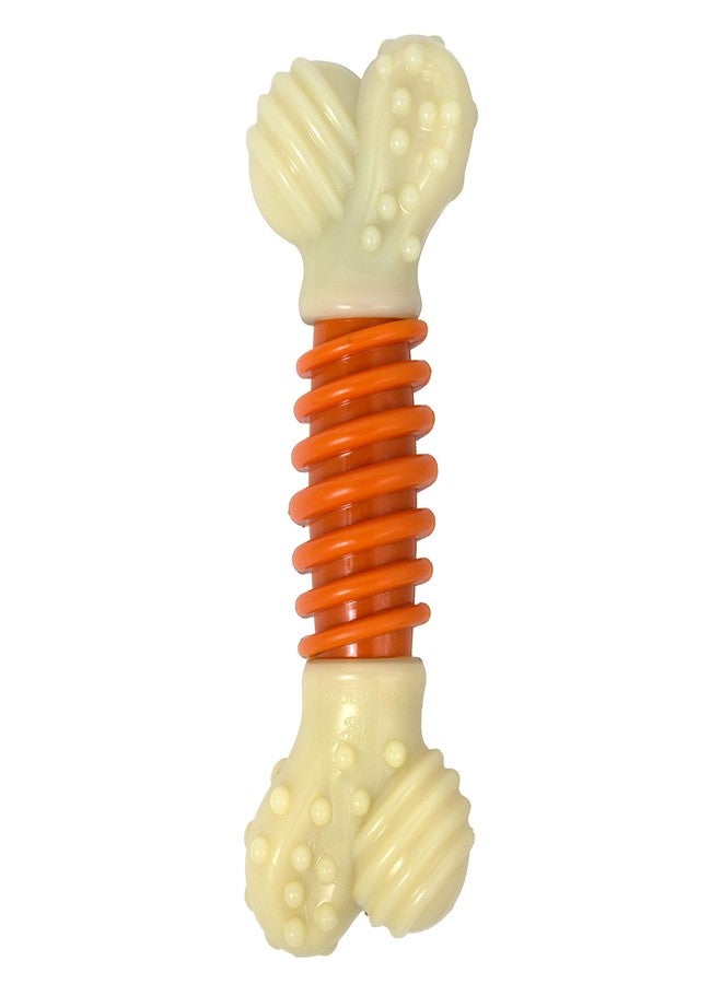 Nylabone PRO Action Dental Bone Power Chew Toy for Dogs, Dog Toys for Aggressive Chewers, Bacon Flavor, Large - Up to 50 lbs, 1 Count - Image 2