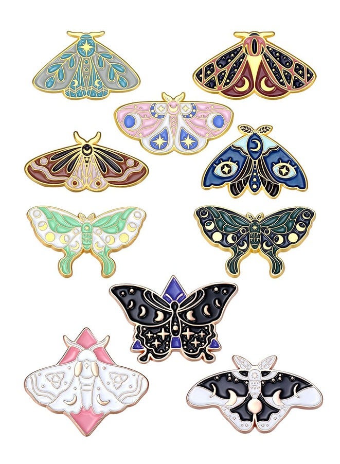 Muyixin Butterfly Enamel Pins Set Cute Enamel Backpack Lapel Pin Brooches for Steampunk Badge Jewelry  - Image 1