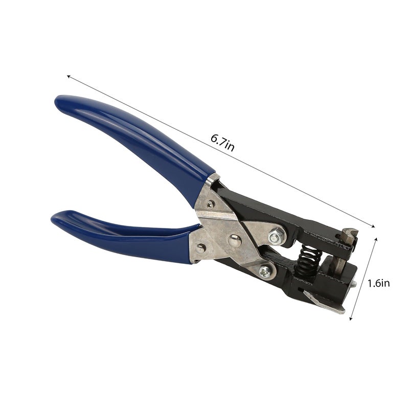 Marsrut R3 3mm Radius Heavy Duty Clipper, Corner Rounder Cutter, Used for PVC Card Cutting, Metal Heavy Duty Rounded Edge Circle Rounding Maker Clipper for PVC ATM (1PC, Blue) (6.7''x1.6'') - Image 2