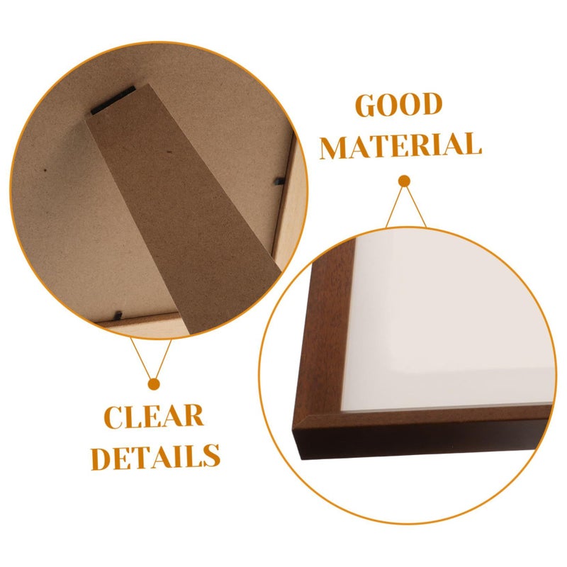 Wooden Photo Frame Set with Stable Base for Office Living Room Bedroom Decor - Image 4