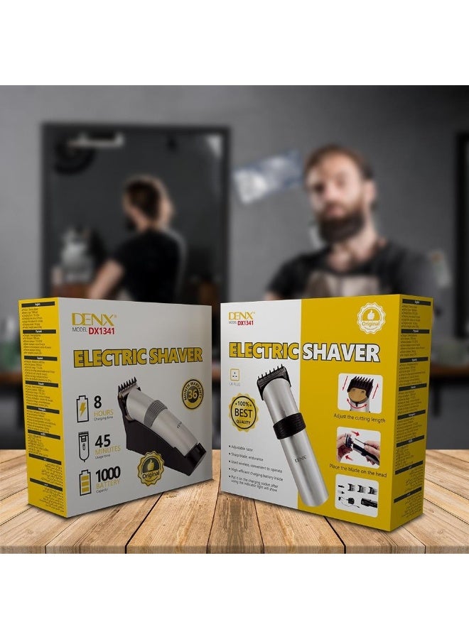 دينكس ماكينة الحلاقة الكهربائية DENX  مع بطارية بقوة 1000 مللي أمبير قابلة لإعادة الشحن وشفرة قابلة للتعديل - Image 3