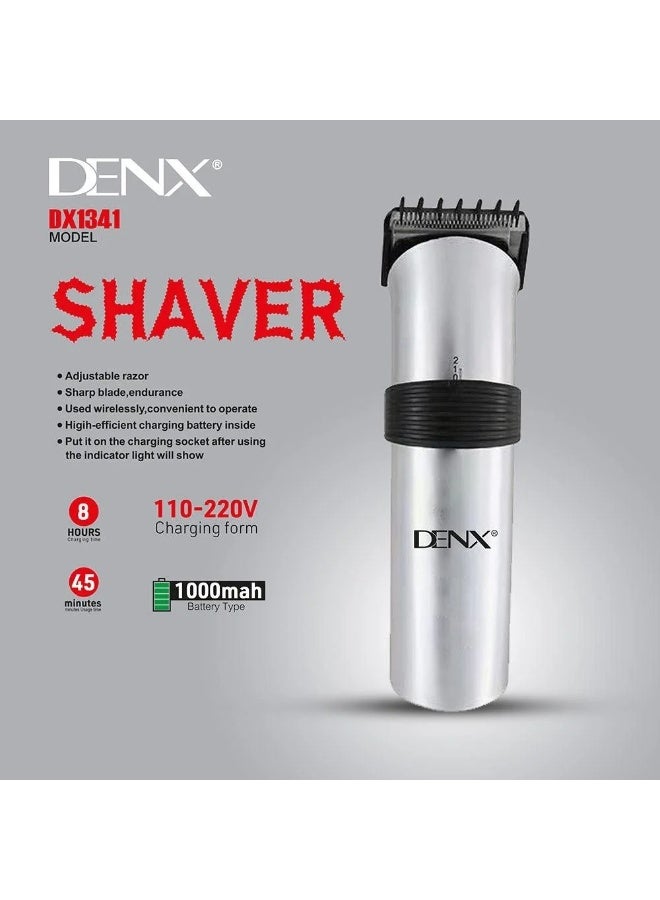 دينكس ماكينة الحلاقة الكهربائية DENX  مع بطارية بقوة 1000 مللي أمبير قابلة لإعادة الشحن وشفرة قابلة للتعديل - Image 2