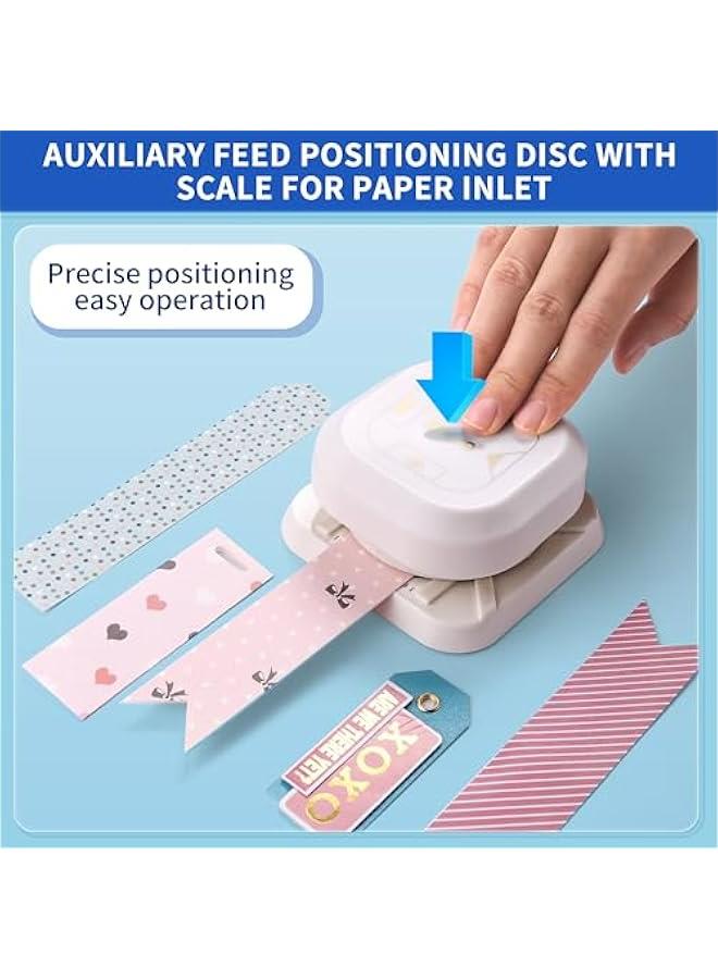4-in-1 Paper Crafts Tag Punch, 2024 Gift Marker Punch, Crafting Paper Punches for Card Making Scrapbooking DIY Projects - Image 3