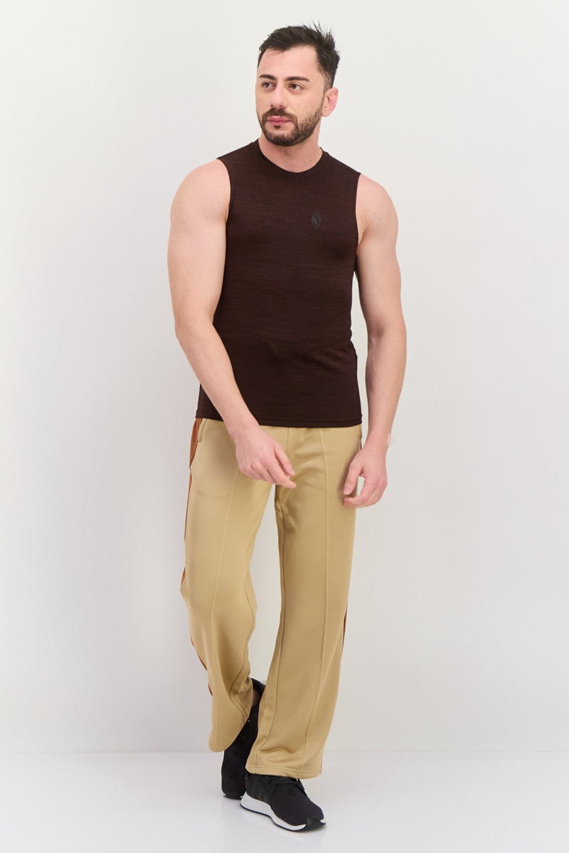 SKECHERS Men Sportswear Fit Muscle Tank Top, Brown  - Image 4