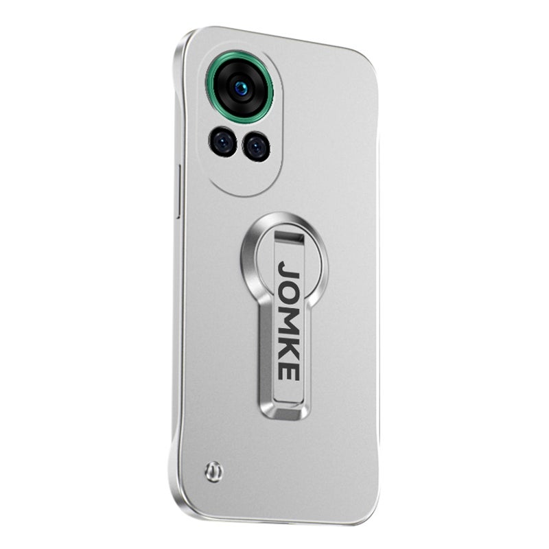 HuHa Protective Cover For Huawei nova 12 Baking Varnish 360 Rotate Holder No Frame PC Phone Case(Silver) - Image 1