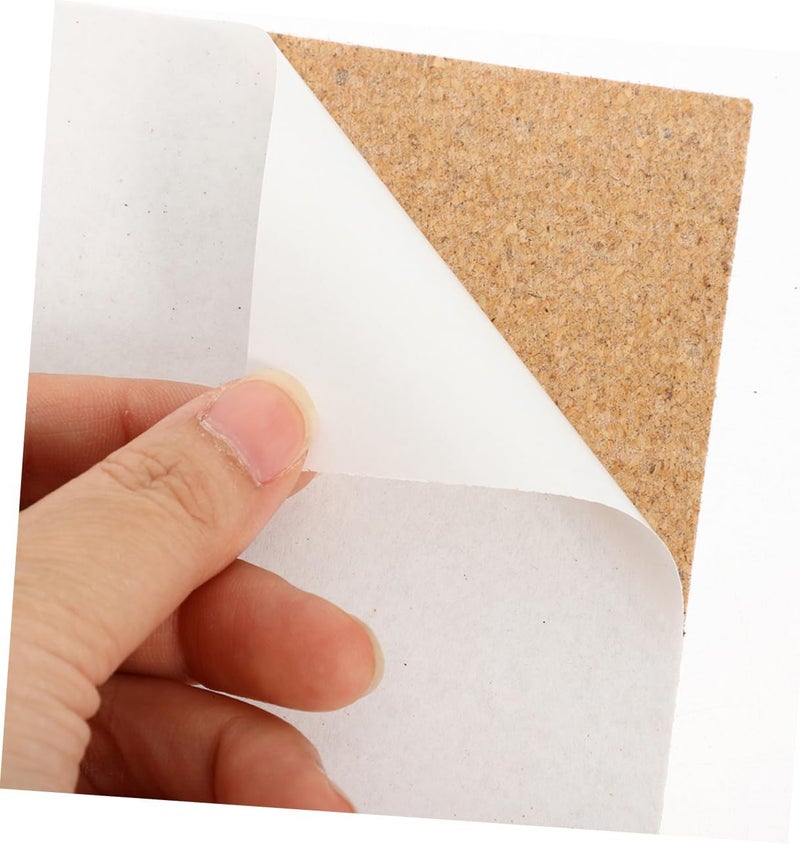 NUOBESTY 5pcs Self-Adhesive Cork Board Tiles Soundproof Wall Panels for Office Classroom Home Use Noise Reduction and Easy Installation - Image 3