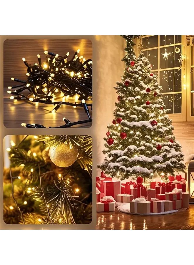 Solar String Lights 200 LED White Light Garden Christmas Halloween Outdoor Decoration - Image 5