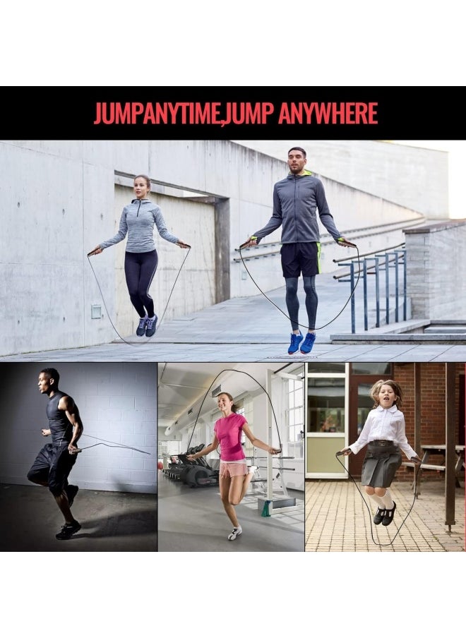 SKY-TOUCH Jump Rope For Men Women Kids Adjustable Fitness Exercise Jumping Ropes With Foam Antiskid Handles  - Image 5