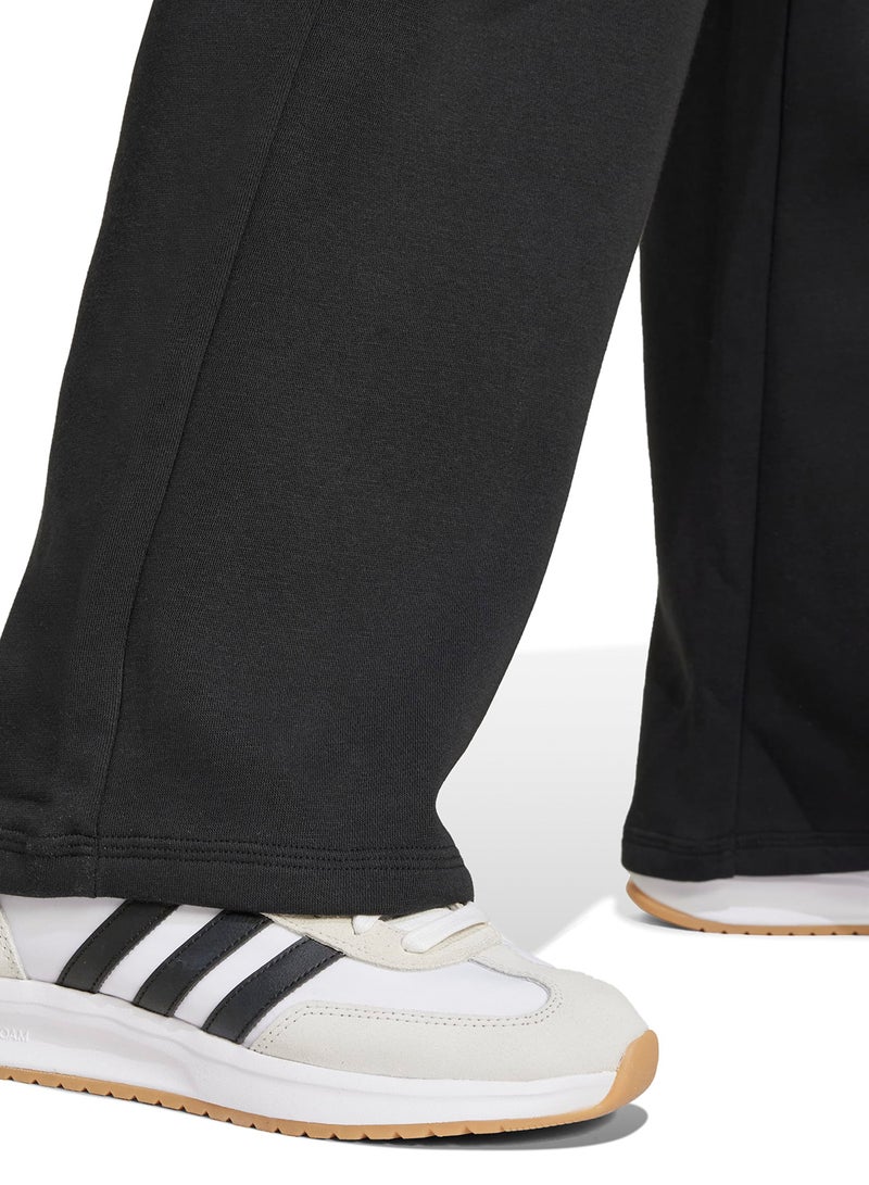 Adidas Essential Small Logo Feel Cozy Open Hem Joggers - Image 4