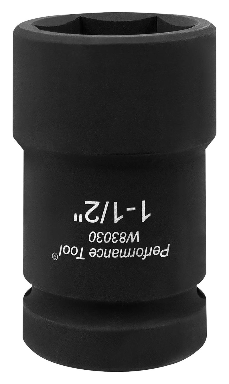 Performance Tool W83030 1-Inch Drive 1/2-Inch Dual Wheel Socket for Domestic Trucks - Heavy Duty Chrome Moly Construction with 13/16-Inch Recessed Square Combo Socket - Image 2