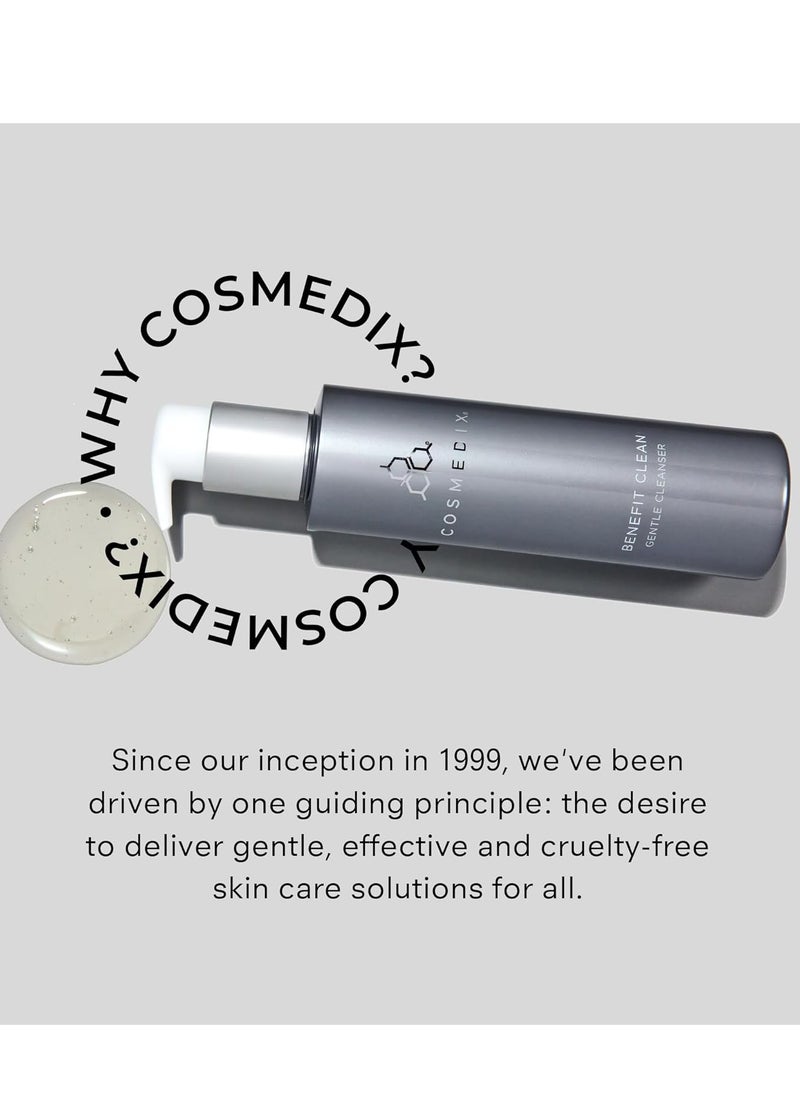 CosMedix COSMEDIX Hydrating Face Wash for Women & Men, Benefit Clean Gentle Cleanser Gel - Moisturizing Face Cleanser & Pore Minimizer For All Skin Types - Facial Cleanser Makeup Remover for Glowing Skin  - Image 2