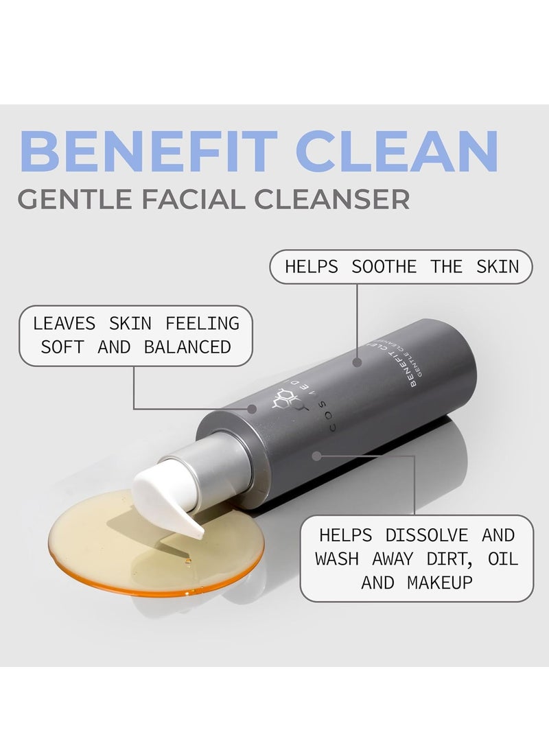 CosMedix COSMEDIX Hydrating Face Wash for Women & Men, Benefit Clean Gentle Cleanser Gel - Moisturizing Face Cleanser & Pore Minimizer For All Skin Types - Facial Cleanser Makeup Remover for Glowing Skin  - Image 3