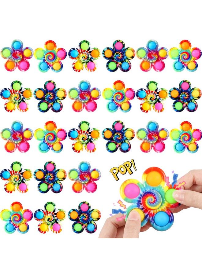 GIGILLI 24 Pack Party Favors Fidget Spinners For Kids 4 8 8 12 Kids Goodie Bag Stuffers Pop Mini Fidget Toys Classroom Prizes Bulk Toddler Birthday Return Gifts Sensory Toys - Image 1