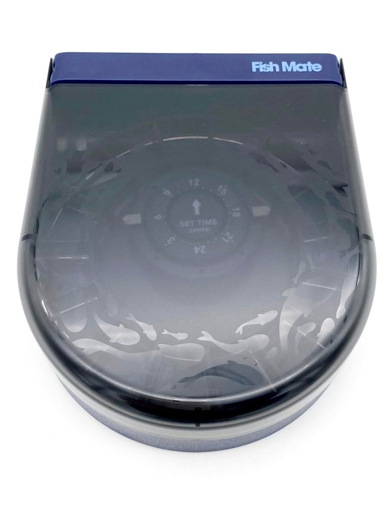Fish Mate 14-feed Automatic Aquarium Fish Feeder (F14) - Timer Controlled for Precise Reliable Feeding, Vacation or Daily Use with Included Clamps, Serves Up to 14 Meals - Image 3