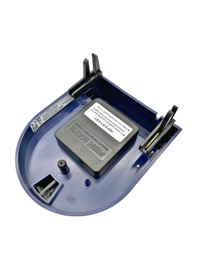 Fish Mate 14-feed Automatic Aquarium Fish Feeder (F14) - Timer Controlled for Precise Reliable Feeding, Vacation or Daily Use with Included Clamps, Serves Up to 14 Meals - Image 2