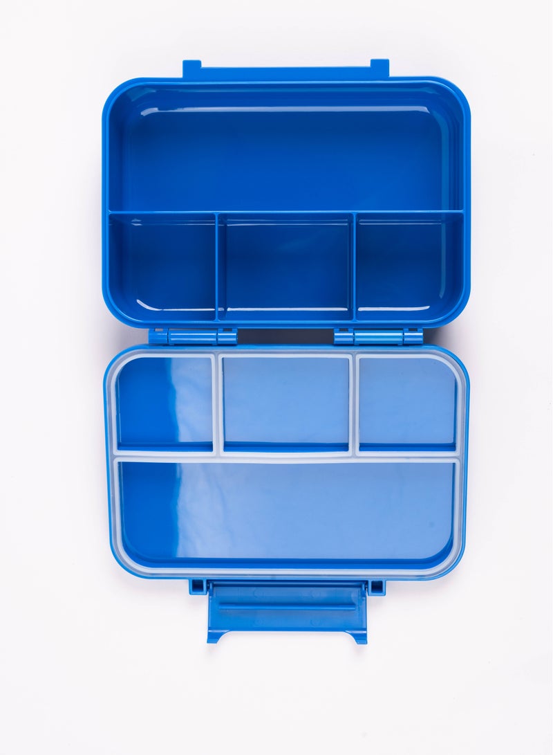 Cocobee Bento Lunch Box, 6 Adjustable Compartments- Blue - Image 4