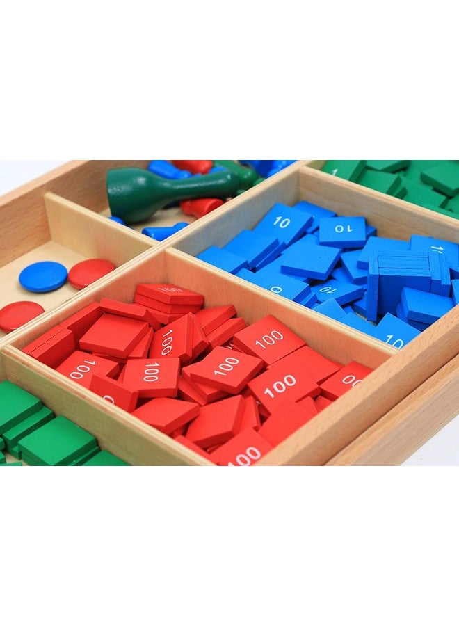 LEADER JOY Montessori Math Materials - Stamp Game For Preschool Early Learning Tool - Image 3