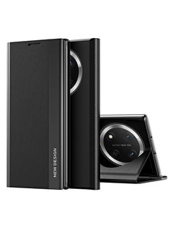 X-level Honor X9c Flip Case,Ultra Slim TPU Leather Full Body Protection Magnetic Stand Shockproof Phone Cover,Black  - Image 1