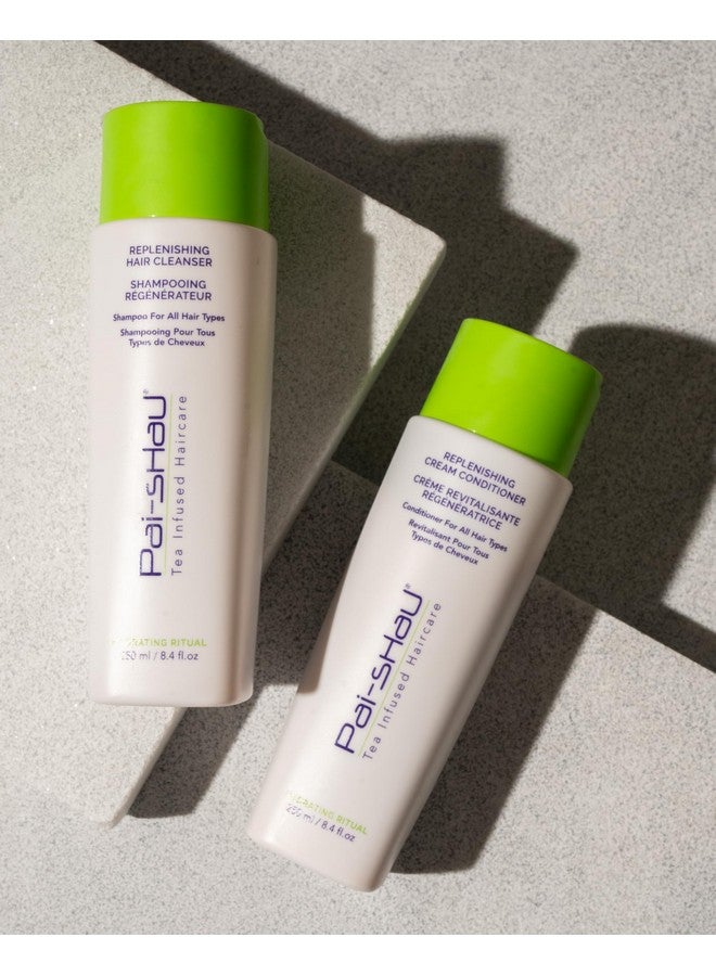 Pai-Shau Replenishing Cleanser and Conditioner Set - Hydrating Shampoo and Conditioner for All Hair Types - 2x250ml - Image 4