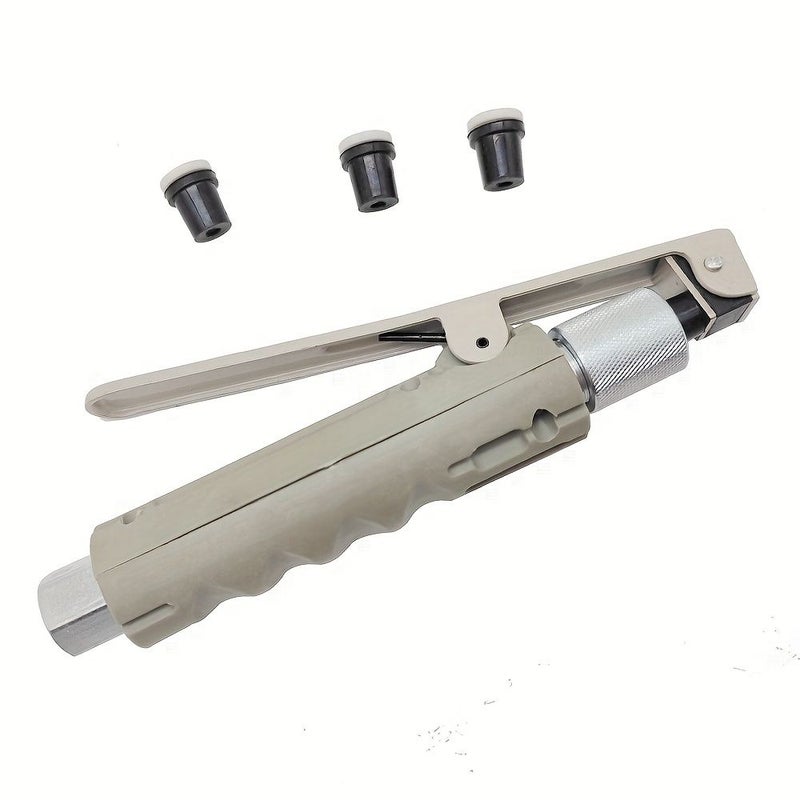 Iron Handheld Pneumatic Sandblasting Gun for Rust Paint Removal with 4 Nozzles - Image 1