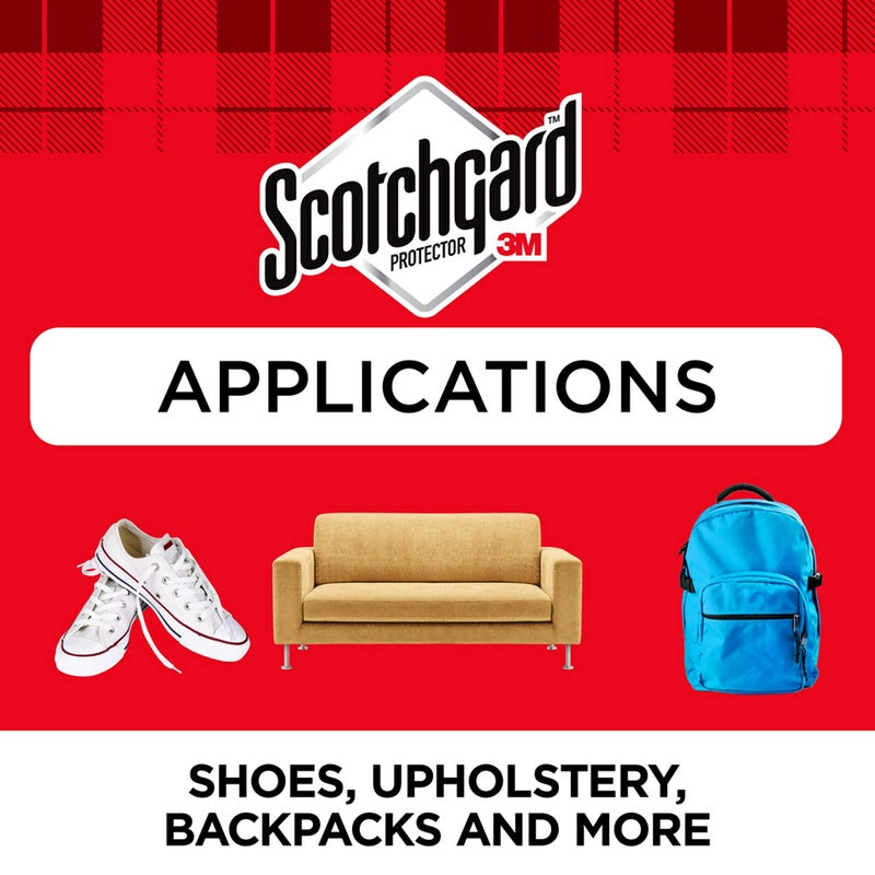 Scotchgard رذاذ سكوتشغارد لحماية الأقمشة من الماء، رذاذ مقاوم للماء لملابس الربيع والصيف وأثاث المنزل، حماية طويلة الأمد للأقمشة الموسمية، علبتان سعة 10 أونص (عبوة من 2) - Image 4