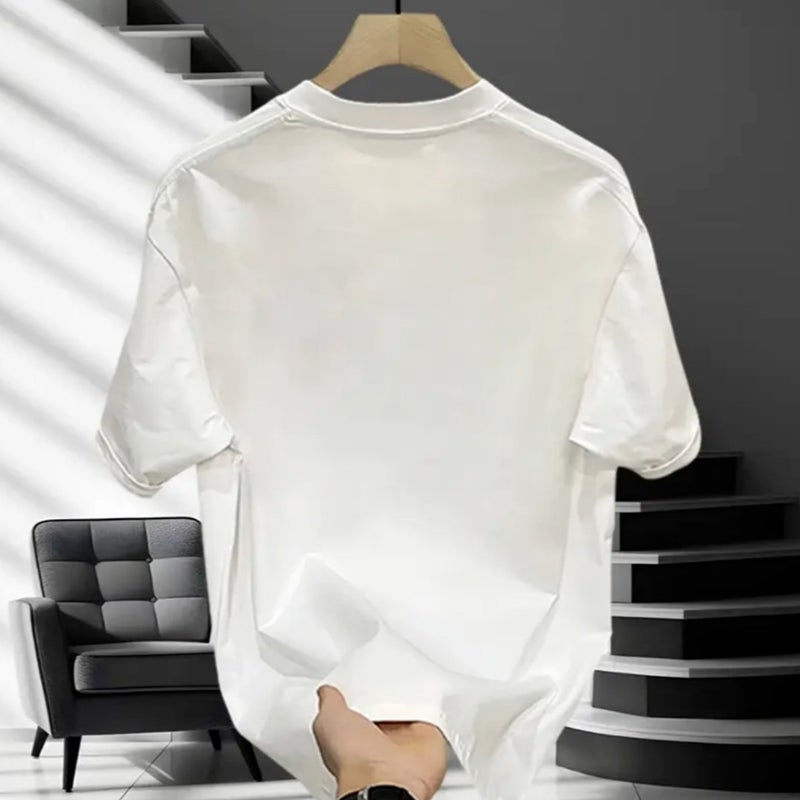Summer Creative Cartoon Short-Sleeved T-Shirt Men'S Fashionable Brand Printed Brick-Moving Children'S Cotton Top T-Shirt - Image 4