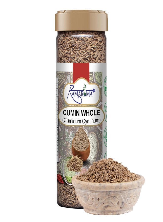 Ramaroma Cumin Seeds Whole (Jeera) Spice 3.5oz (100g) ~ All Natural | NON-GMO | 100% Vegan, Gluten Free | Quality Indian Spice, Fresh Natural Jeera - Image 1