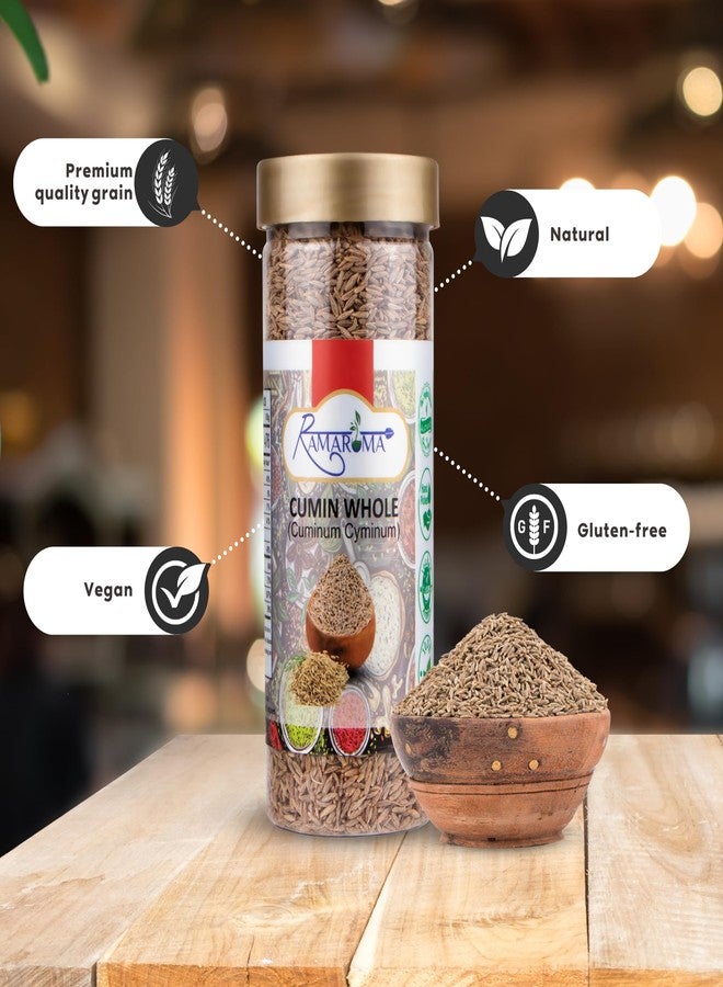 Ramaroma Cumin Seeds Whole (Jeera) Spice 3.5oz (100g) ~ All Natural | NON-GMO | 100% Vegan, Gluten Free | Quality Indian Spice, Fresh Natural Jeera - Image 3