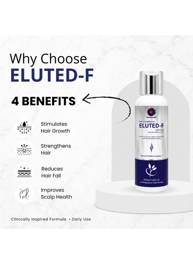 Derresthetic Eluted-F Shampoo 120 ml – Stimulates Hair Growth & Reduces Hair Fall - Image 3